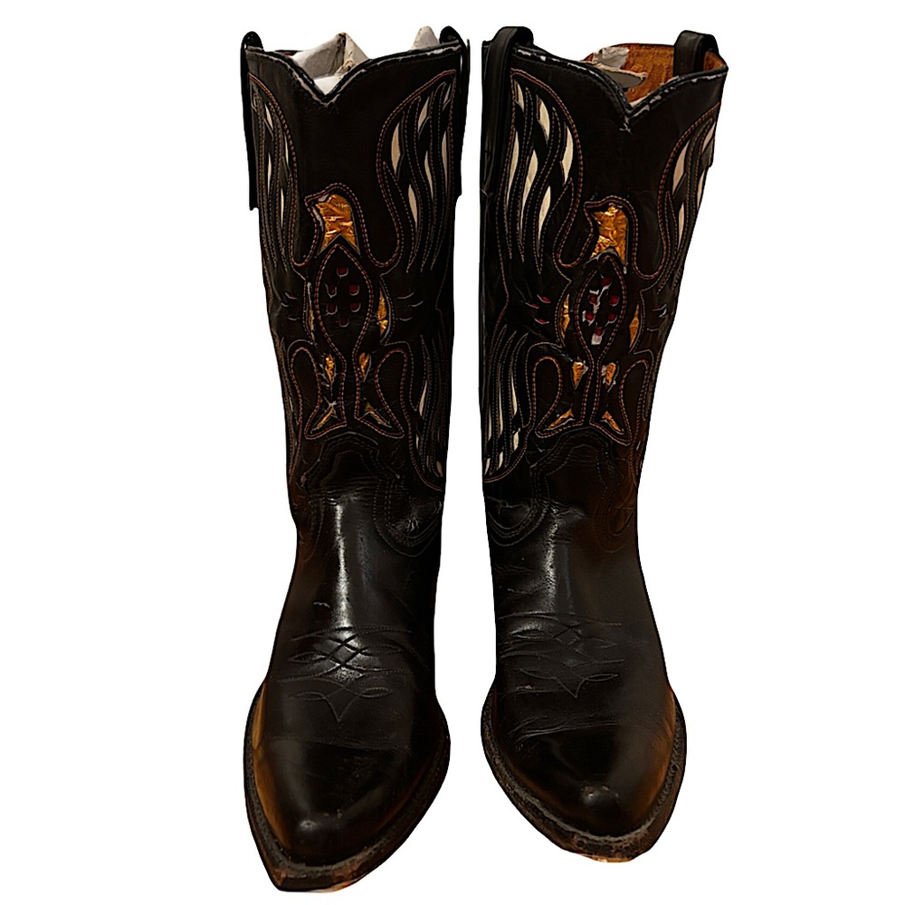 Vintage 1960s Acme Thunderbird Cowboy Boots Women’s Size 8